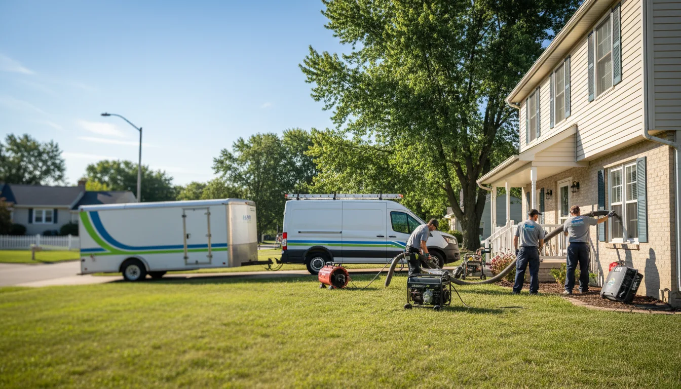 Flooded Basement Restoration And Cleanup With Repair in Van Wert, OH near me